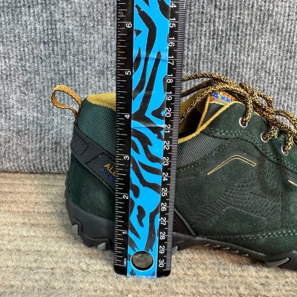 Allrounder by Mephisto Allro-Tex Green Suede Hiking Shoes Womens Size 10